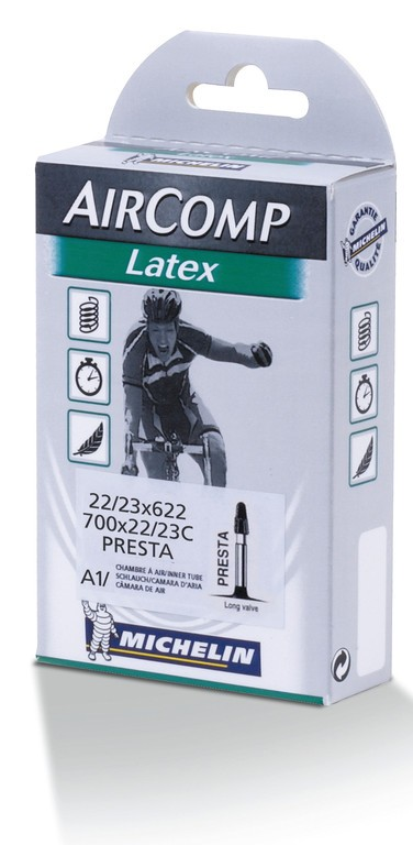 Michelin Schlauch Michelin A1 Aircomp Latex, 28" 22/23-622