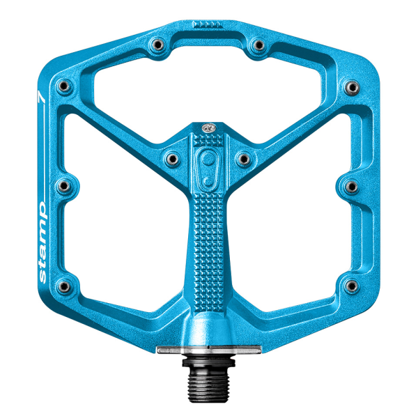 Crankbrothers Stamp 7 Large Plattform-Pedal, electric blue