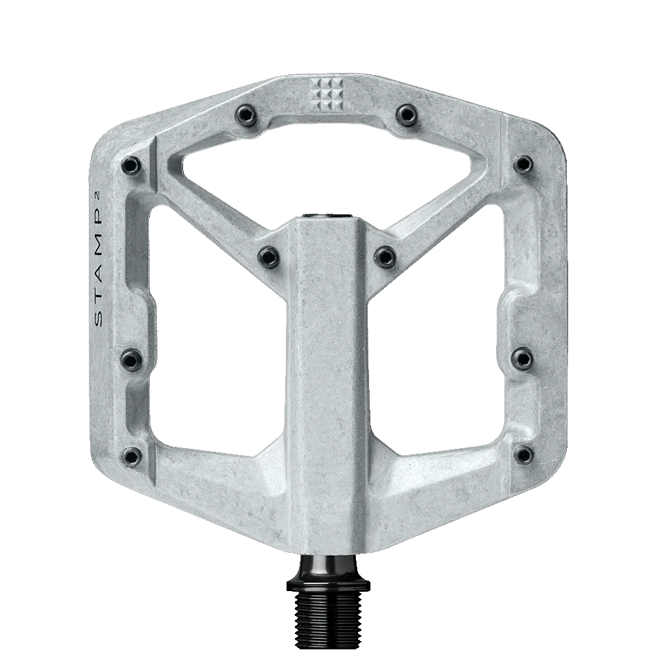 Crankbrothers Stamp 2 Small Plattform-Pedal, raw silver