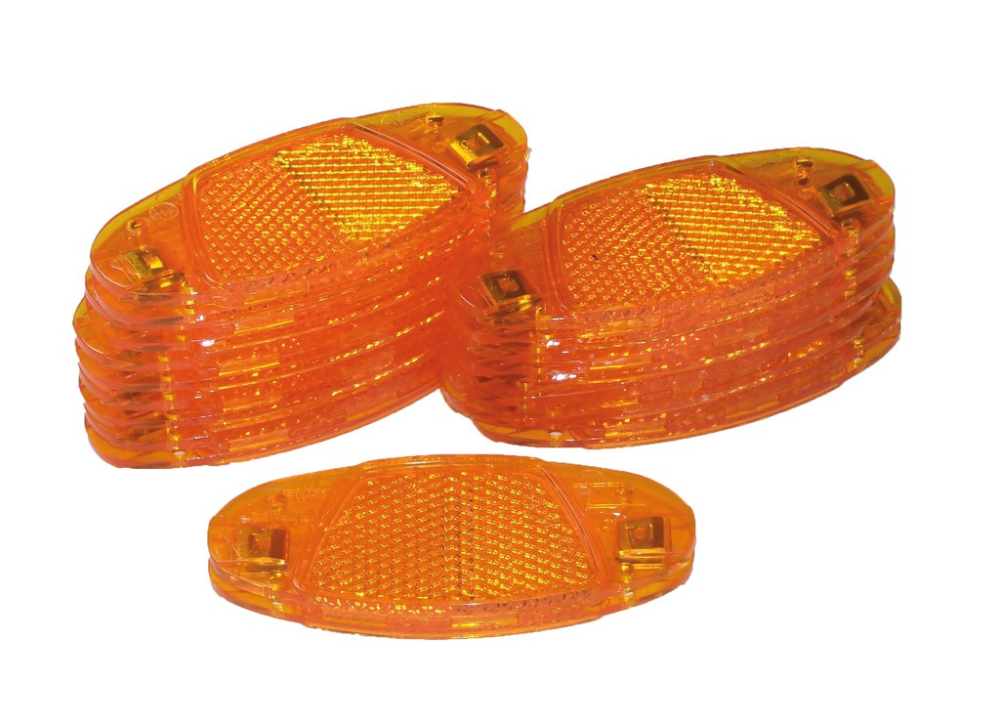 Büchel Speichenstrahler  gelb mit Nirosta-Klammern