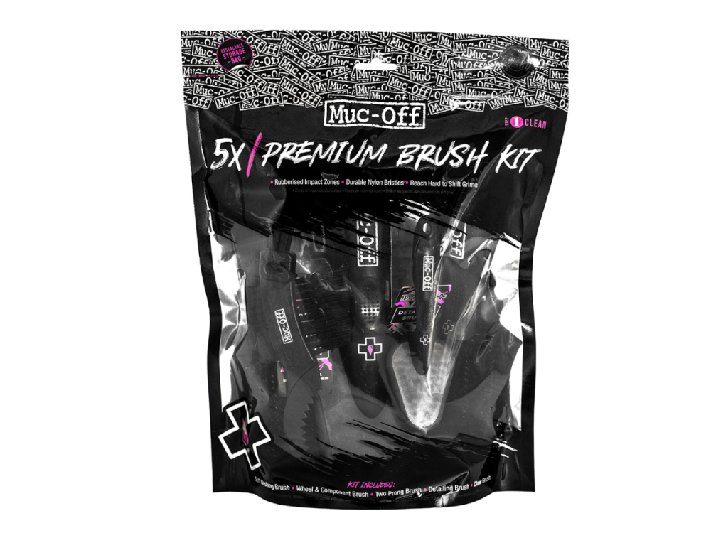 Muc Off 5x Brush Set, black