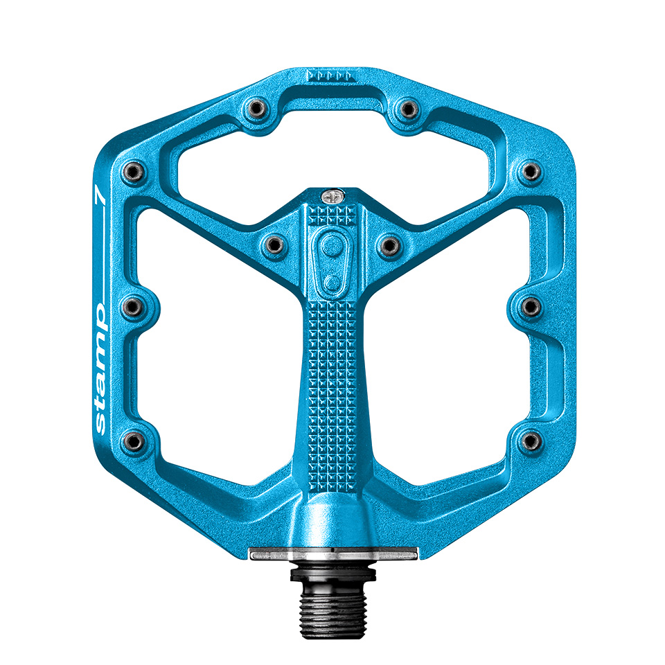 Crankbrothers Stamp 7 Small Plattform-Pedal, electric blue