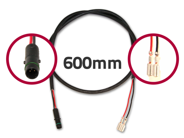 BMZ Brose Kabelsatz Vorderlicht Länge: 1100mm