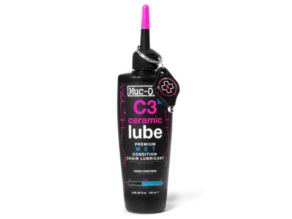 Muc Off Muc Off C3 Wet Ceramic Lube 120ml, pink