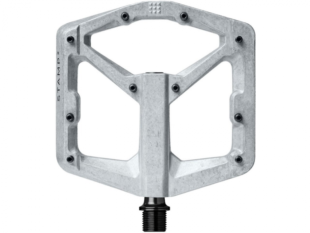 Crankbrothers Stamp 2 Small Plattform-Pedal, raw silver