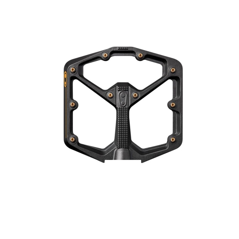 Crankbrothers Pedal Body Pedalkörper, Stamp V1, Level 7+11, large, links+rechts, black/gold